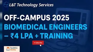 L&T Technology Services FY26 Off-Campus | Biomedical Engineering Jobs | Superset Hiring
