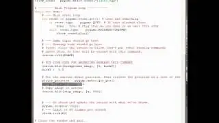 Python Lesson 7 - Part 4 - Making the image move