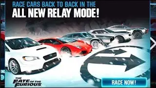 NEW Fate of The Furious DLC Relay Drag Racing on ICE - CSR Racing 2 | SLAPTrain