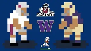 Second Non-Conference Game! Retro Bowl College Gameplay New Mexico State vs Washington