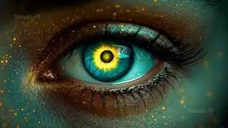 Mesmerizing Cosmic Eye Animation Relax Drift Away🌌👁 #RelaxingVisuals #MeditationVisuals #SurrealEyes