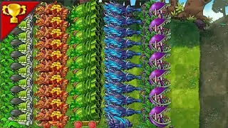 99Giant plants VS 999Zombies-------Plants vs Zombies