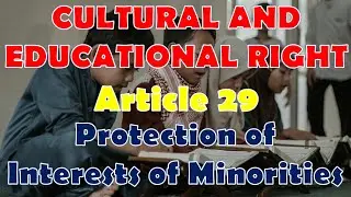 Article 29 of india constitution in english|cultural and educational rights|fundamental rights|upsc