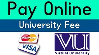 How To Pay Virtual University Fee Master Card | By SYED I.T SOLUTIONS &copy; | Urdu