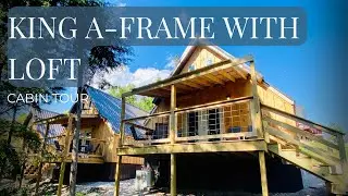 King A-Frame Cabin with Loft Tour | Calm Waters Cabin Resort