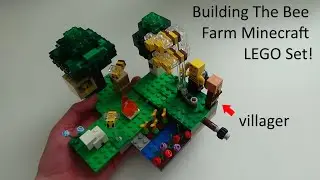 Building The Bee Farm Minecraft LEGO Set! (RETIRED SET) | Adventurous Brick Studios