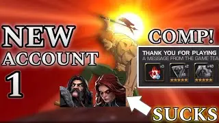 I'm SICK of the Endgame. Starting Over and Collecting Compensations! New Account Challenge - MCOC