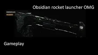 Rocking a obsidian rocket launcher Modern warfare