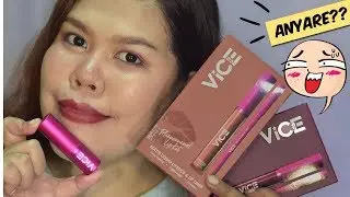 VICE COSMETICS Lipstick Swatches, HONEST Review & Wear Test!