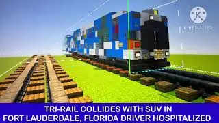SUV Gets Overturned And Flipped By Tri-Rail Train In Fort Lauderdale, Florida Driver Hospitalized 