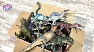 Box of 40 Dinosaurs! Jurassic World Dinosaurs Toys, Jurassic Park Dinosaurs Toys