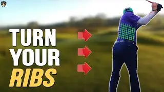 Rib Cage Golf Swing ➜ Rotate Like This For An Easy Swing