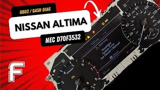 Nissan Altima Instrument Cluster Programming (NEC D70F3532 BGA) with FORZA 614 &ndash; OBD2 & Bench Mode 🚗