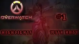 Overwatch Highlights Gameplay #1 - Widowmaker - Roadhog - Bastion