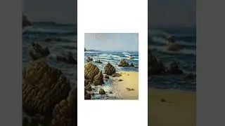 A coastal site painting. #painting