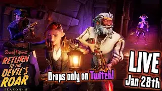 Drops on Twitch! Grind don't stop ❤️‍🔥 Sea of Thieves PVP | (!figgyz) (!discord) (!youtube)