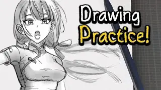 Trying to Improve My Art! Full Body Drawing Practice | Relaxing Chill Lofi