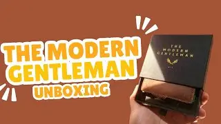 The Modern Gentleman Wallet [Carob Brown Color from the Gallant Collection]|UNBOXING @DrinksASMR137