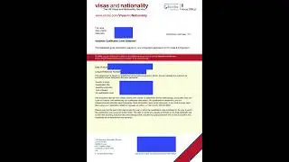 NARIC/ECCTIS Certificate