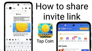 how to get invite link in tap coin || copy & share your Top Coin invite link to your friends