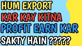 Hum export say kaisay profit earn kar sackty hain ??? Learn import and export business|| Earn Profit