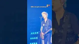 Billie Joe Armstrong gets emotional in Vienna ❤️&zwj;🩹
