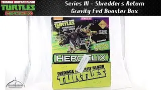 Teenage Mutant Ninja Turtles Heroclix Series III Shredder's Return Gravity Fed Booster Box Unboxing