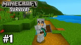 Minecraft 1.18 Survival let's play|| Just getting STARTED! - Ep.1