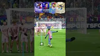 Bar&ccedil;a Tralala 🦈🔥 Freekick Challenge #eafc25 #fc25 #shorts