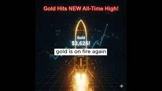 Gold Price Explodes to $3,626! Is Bitcoin Next? 🚨 | XAU/USD & XAUT Record High