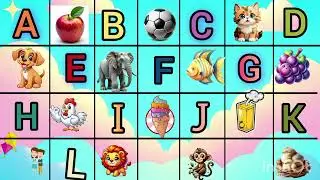 Alphabet songs//ABCD for kids nursery rhymes//capital letter//a for apple @Kideasyzone- 