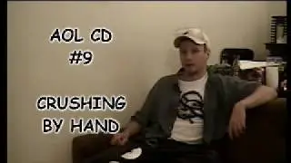 AOL CD Destruction method of the week #9