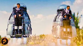 The MEN IN BLACK Fly to Cape Canaveral with Jetpacks