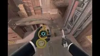 Tf2 Best Mid-Air back stab!!!