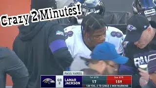 Lamar Jackson INSANE Final 2 minutes vs Browns 🤯| Lamar Jackson Highlights vs Cleveland Browns