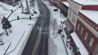 Tryon, NC in the snow 01.25.26