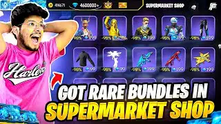 FREE FIRE NEW SUPERMARKET EVENT I GOT EVERYTHING IN SALE 😍!!! 90% OFF -GARENA FREE FIRE