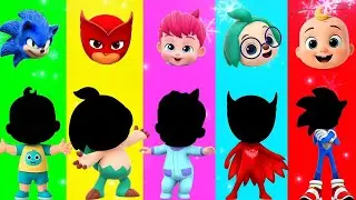 Wrong eyes challenge DAME TU COSITA Funny Puzzle Wrong Eyes / COCOMELON 🆚 BEBEFINN 🆚PJ MASKS 