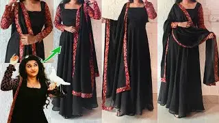 Remo - Keerthi Suresh inspired outfit recreation✨ | Umbrella cut long dress cutting & stitching