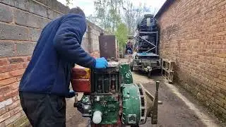 Handle Start Lister TS2 Diesel Engine with Clutch