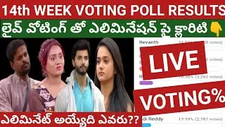 Bigg boss 6 Telugu 14th Week Voting Poll Results || Live voting lo twist 🤯 || Bigg boss 6 Telugu