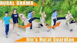 Female security guard rescues child, defeats human trafficker#rural #drama #story
