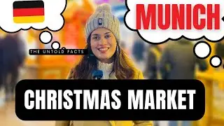A Indian Girl exploring Germany Christmas Market first time