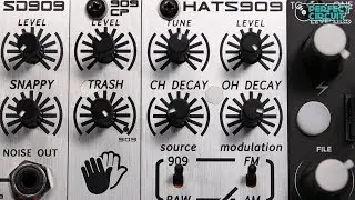 Tiptop Audio Throbbing Gristle One Sampler & 909 Drum Modules