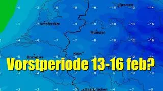 Vorstperiode 13-16 februari tekent zich af