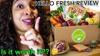 HELLO FRESH REVIEW | FIRST TIME TRYING HELLO FRESH MEAL KIT BOX | UNBOXING/COOKING ASMR **RELAXING**