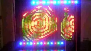 3 Color LED Sign Double Sided. Programmable Scrolling Message Display