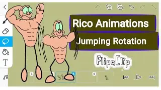 How to make Rico animation on Flipaclip animations Tutorial 
