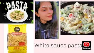 घर 🏠 पर ही बनाये restaurant style 🫕white sauce pasta 🫑🥗🫕