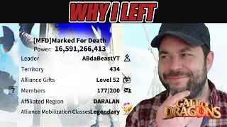 The Real Reason I Left My Server | Call of Dragons